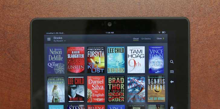 Amazon Kindle's screenshots